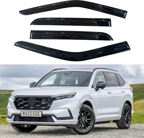 Vista 210 de Visera de ventana IG para Ford Focus Sedán y Hatchback 2012-2018, Protector de ventana lateral para lluvia y viento estilo Mugen, extra duradero