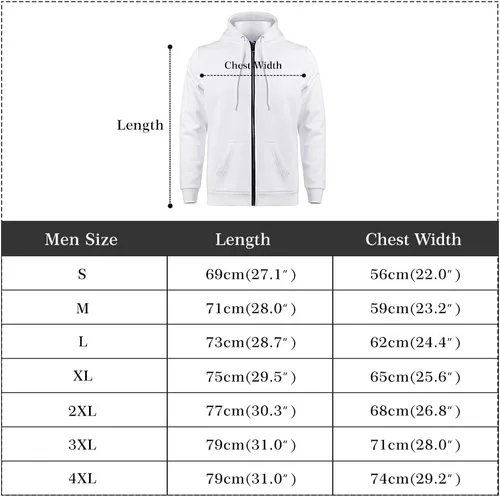 Vista 5 de Sudadera con capucha personalizada con cremallera para hombre con bolsillo canguro