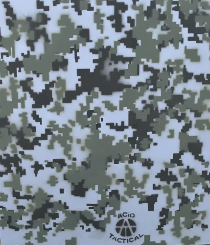 Vista 5 de Acid Tactical® Duracoat Cerakote Gun - Paquete de 3 plantillas de pintura en aerosol de vinilo de camuflaje de 9 x 14 pulgadas, diseño de rayas