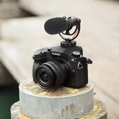 Vista 7 de SUNMON VideoMicro - Funda de espuma para parabrisas y filtro para micrófono Rode VideoMicro Me Mini-Shotgun (paquete de 2)