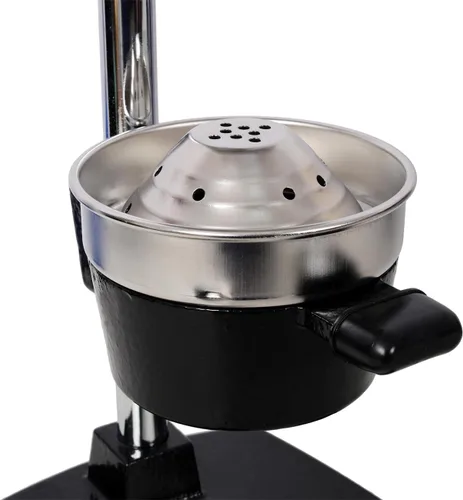 Vista 7 de Exprimidor de cítricos de hierro fundido, prensa manual extra grande de grado comercial, exprimidor de encimera resistente para jugo de naranja