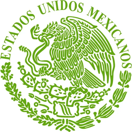Vista 6 de ESTADOS - Vinilo adhesivo de Estados Unidos Mexicanos, bandera de Águila y águila de México (3M dorado metálico, 8 pulgadas)