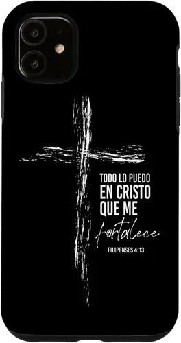 Vista 8 de Regalos Cristianos Versos Filipenses 4 13 Christian Spanish - Carcasa para iPhone 17