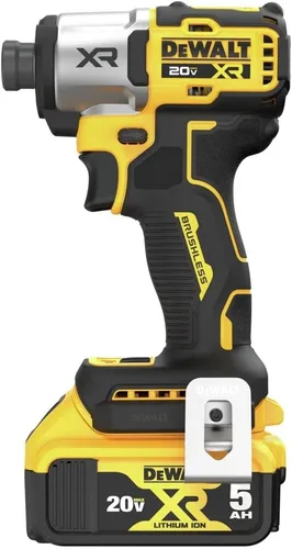 Vista 5 de DEWALT Taladro de Impacto 20V MAX, Inalámbrico, 3 Velocidades, 2 Baterías y Cargador Incluidos (DCF845P2)