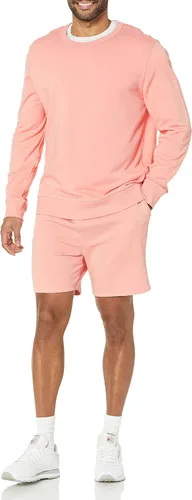 Vista 7 de Tienda Essentials Pantalón corto ligero de rizo francés para hombre (disponible en tallas grandes y altas)