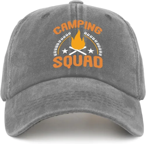 Vista 8 de Camping Squads Sun Hat Hats for Men Fashion Pigment Black Womens Baseball Hat Gifts for Daughter Outdoor Caps