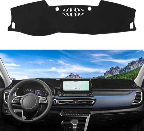 Vista 21 de Tapete de cubierta de salpicadero personalizado para Mazda3 Hatchback, Sedan 2019-2024 2025 2026 (sin HUD), protector antideslizante