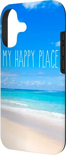 Vista 2 de Rae Inspired Dun My Happy Place Summer Vacay Ocean Beach Day Case for iPhone 17