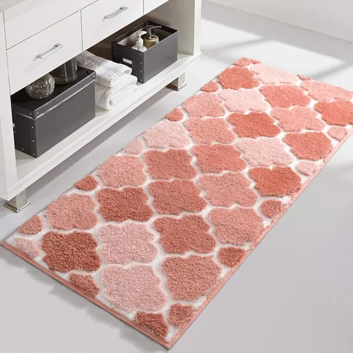 Vista 29 de DEXDE Alfombras de Baño Corredor 24x47 pulgadas Alfombra de Baño Larga Antideslizante Suave Lavable Alfombras de Baño Grandes para Baño Dormitorio