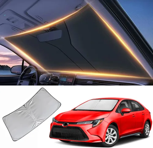 Vista 49 de Parasol para parabrisas delantero, protector de visera, accesorios para automóvil