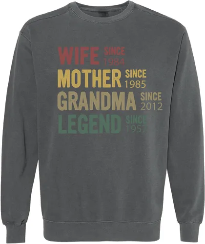Vista 34 de Sudadera con capucha personalizada con diseño de línea de tiempo de la familia vintage