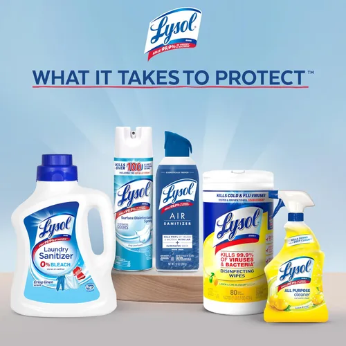 Vista 3 de Lysol Air - Desinfectante en aerosol con eliminador de olores para el hogar y la oficina, aerosol desinfectante, alternativa a ambientador, aroma a