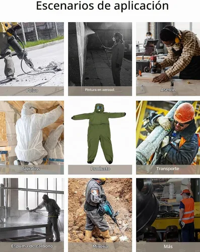 Vista 6 de ZASCHMOY - Traje de chorro de arena con capucha protectora para construcción naval de hierro fundido