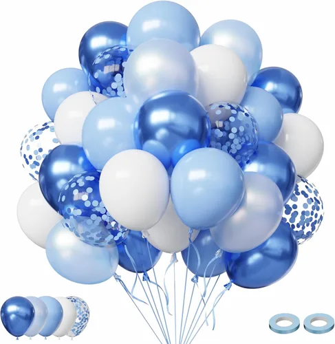 Vista 13 de Globos rojos y negros, 57 globos rojos de 12 pulgadas, globos negros para bodas, Año Nuevo, graduación, decoración de fiesta de cumpleaños
