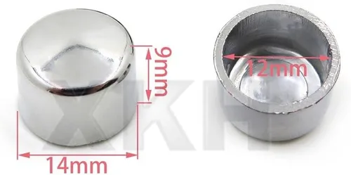 Vista 5 de XKH - Kit de vestido de tapa de perno Allen de 5/16 ″ compatible con Harley Misc Hardware 10 piezas cromadas [B075M8C7MN]
