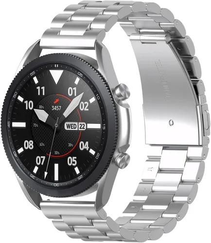 Vista 10 de Compatible with Samsung Galaxy Watch 7 6 5 4 FE Active 2 44mm 40mm/6 4 Classic 47mm 46mm 43mm 42mm/5 Pro 45mm Bands, 20mm Metal Replacement Strap