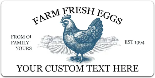 Vista 17 de Etiquetas Adhesivas Personalizables para Cartones de Huevos de Gallina Tamaños de 2"-4" Etiquetas de Empaque Personalizadas para Huevos Frescos