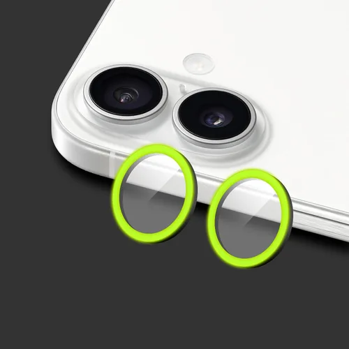 Vista 46 de Compatible con iPhone 11 Pro/11Pro Max/12 Pro Luminous Camera Lens Protector Ultra Thin Película de vidrio templado Protector de pantalla de cámara