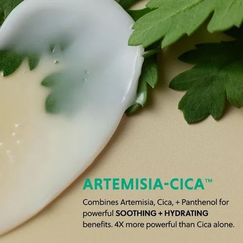 Vista 3 de HANYUL Artemisia Crema hidratante en gel calmante con centella asiática y niacinamida Crema de agua calmante Refrescante, hidratante, adecuada