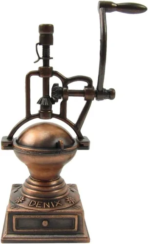 Vista 2 de Treasure Gurus Coffee Lover Gift Miniature Hand Crank Grinder Mill Metal Desk Pencil Sharpener