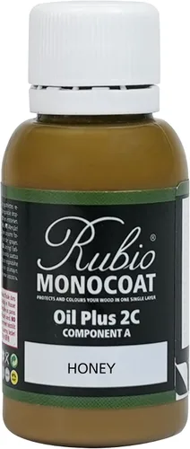 Vista 53 de Rubio Monocoat Muestra de Tinte y Acabado para Madera - Niebla 5% Aceite Plus Parte A Aceite de linaza para madera de secado rápido y ecológico
