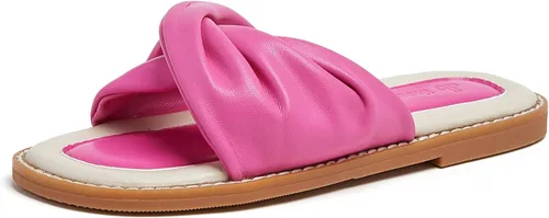 Vista 35 de THEE BRON Lindas pantuflas para niñas, sandalias elegantes para niños pequeños y niños
