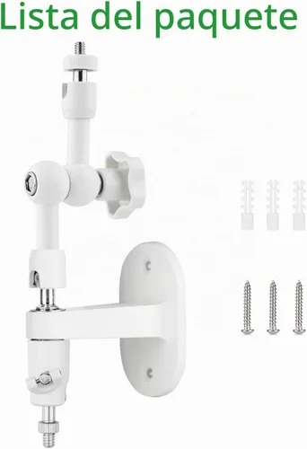 Vista 8 de Soporte de pared 2 en 1 para panel solar Arlo y cámara de seguridad Arlo Pro 6/Pro 5S/Pro 4/Pro 3/Ultra, ángulo ajustable para obtener la máxima luz