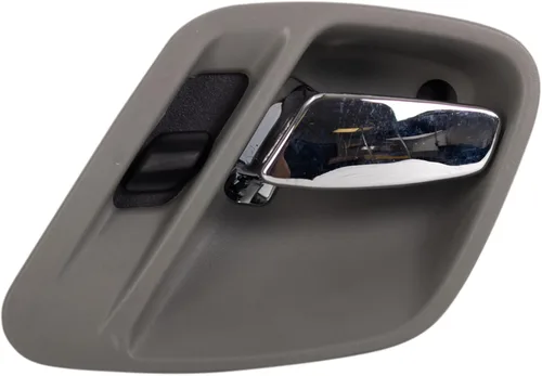 Vista 85 de TRQ Manija de puerta interior delantera izquierda cromada y negra para el lado del conductor compatible con Ford F-150 2012-2014