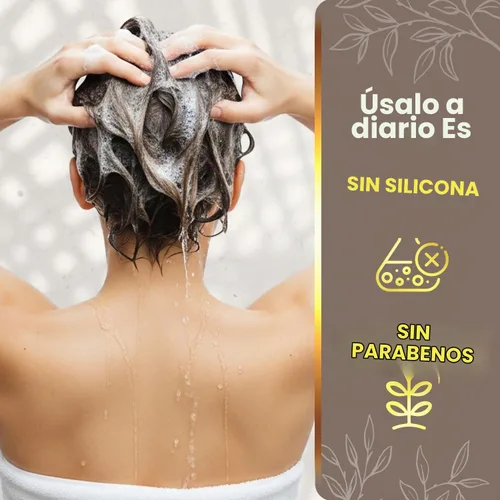 Vista 6 de TIO NACHO Shampoo Apariencia más joven revitaliza el cabello, con jalea real 14 onzas líquidas Champú para el envejecimiento del cabello