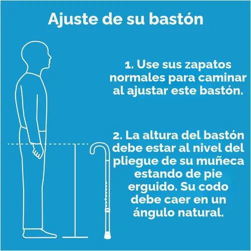 Vista 6 de Carex Bastón de caminar de agarre suave con correa, bastón antideslizante para fácil maniobra, bastón de caminar para personas mayores y adultos