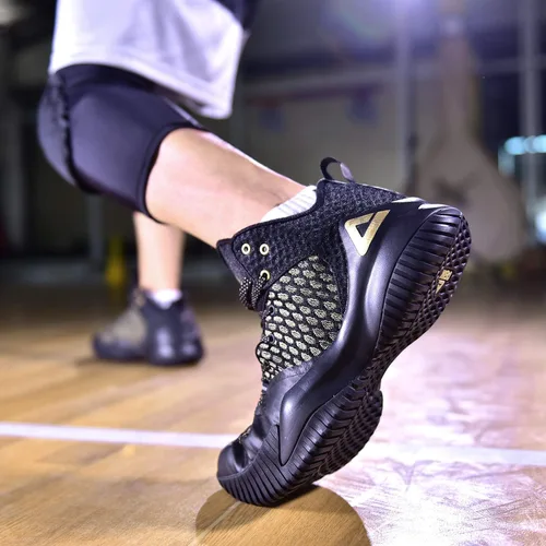 Vista 6 de PEAK - Zapato deportivo alto de baloncesto para hombre, Lou Williams Streetball Master, transpirables, antideslizantes, acolchados, para exteriores