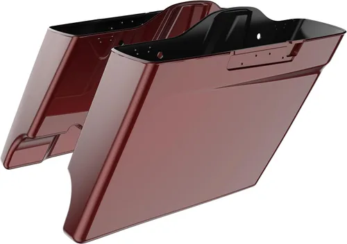 Vista 71 de Alforjas extendidas para Harley Touring Street Glide, Electra Glide, Road Glide 2014-2023 (whisky ámbar)
