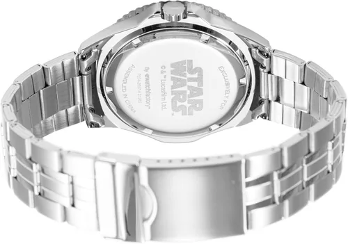 Vista 2 de STAR WARS Reloj de cuarzo analógico para adultos Honor, plateado, Japonés