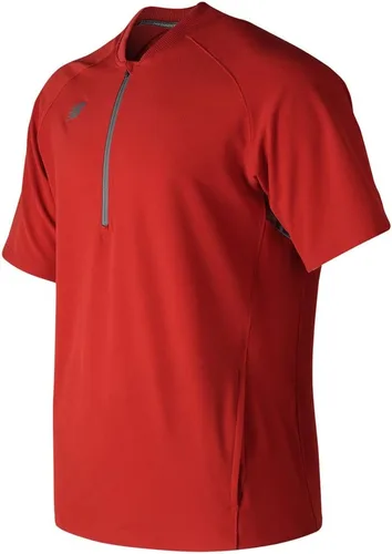 Vista 3 de New Balance Chaqueta de bateo de manga corta 3000 para hombre plomizo