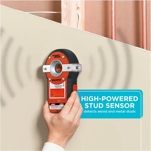 Vista 10 de Black & Decker BDL190S BullsEye, láser de línea interior autonivelante con sensor de tacos