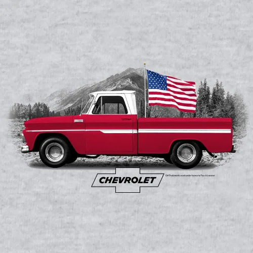 Vista 2 de BEAR RUN Clothing Co. Chevy C10 - Camisa de camión Chevrolet 1965
