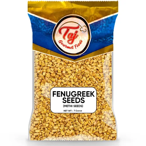 Vista 10 de TAJ Premium Indian Methi Seeds, semillas de fenogreco, Trigonella foenum graecum, (14 onzas)
