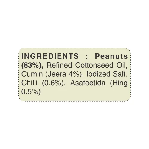 Vista 3 de Jabsons - Cacahuetes tostados Hing Jeera, 4.94 oz (paquete de 6)