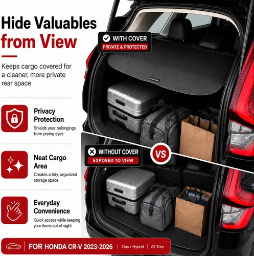 Vista 8 de Cubierta de carga para accesorios Honda CRV 2026 2023-2025