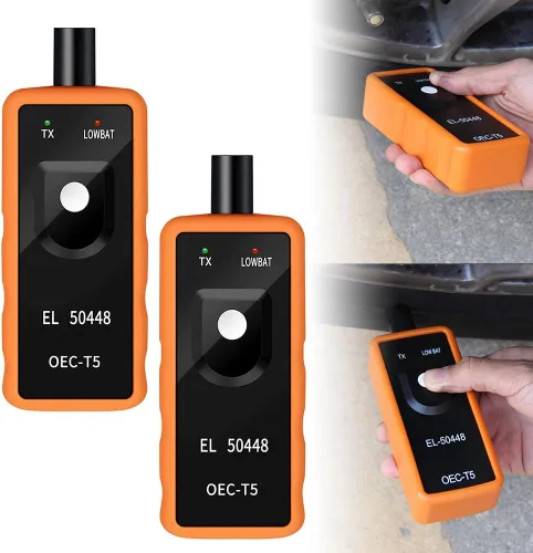 Vista 9 de EL-50448 TPMS Herramienta de reaprendizaje para sensor de neumáticos GM, herramienta de reinicio de activación de sensor de presión de neumáticos
