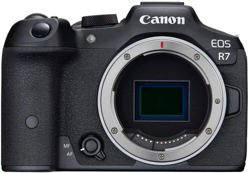 Vista 2 de Canon EOS R7 Cámara sin espejo con trípode (5137C002) Bundle