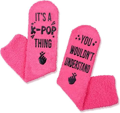 Vista 3 de Zmart Divertidos calcetines locos KPOP K-pop regalos para amantes del K-pop regalos de música para adolescentes, regalos de música para amantes