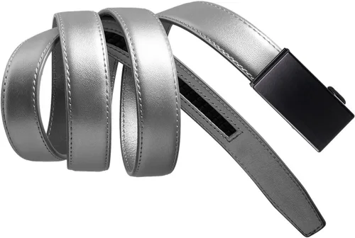 Vista 39 de Mission Belt Cinturón de trinquete de cuero para mujer, colección de cuero de 1.181 in oro/cuero negro