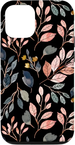 Vista 26 de iPhone 16 Green Botanical Fern Foliage Watercolor Floral Pattern Case