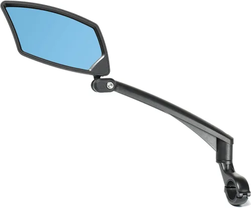 Vista 12 de BriskMore Espejo de bicicleta para manillar - Cristal HD transparente, espejo ajustable y plegable de 360° para una conducción segura, gran angular