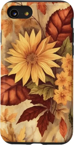 Vista 18 de Autumn Foliage Fall Leaves Girl Women Kids Fall Case for iPhone 17