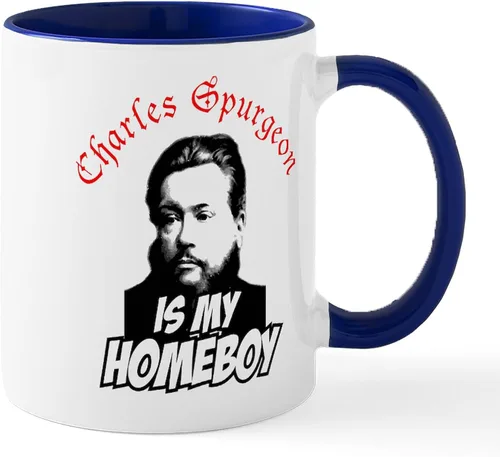 Vista 6 de CafePress Spurgeon Homeboy - Taza de café de cerámica de 11 oz (11.0 fl oz)