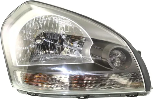 Vista 2 de Evan Fischer Faro delantero lateral del conductor y del pasajero para Hyundai Tucson 2005-2009 halógeno con bombillas con luz de señal de giro