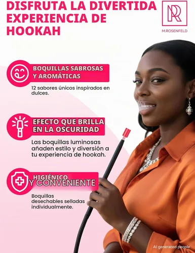 Vista 2 de Candy Hookah Tips – 12 piezas que brillan en la oscuridad Jolly Tips – Puntas de cachimba envueltas individualmente accesorios de chupeta – 12