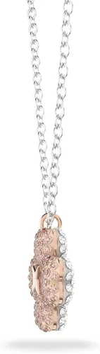 Vista 2 de Swarovski Latisha Flower Necklace, Earrings, and Bracelet Crystal Jewelry Collection, Rose Gold Tone & Rhodium Tone Finish